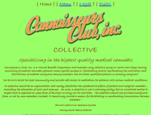 Tablet Screenshot of connoisseursclub.org